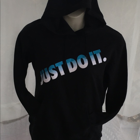 Nike Jackets & Blazers - NWT: Nike Black Just Do It pullover hoodie.  L